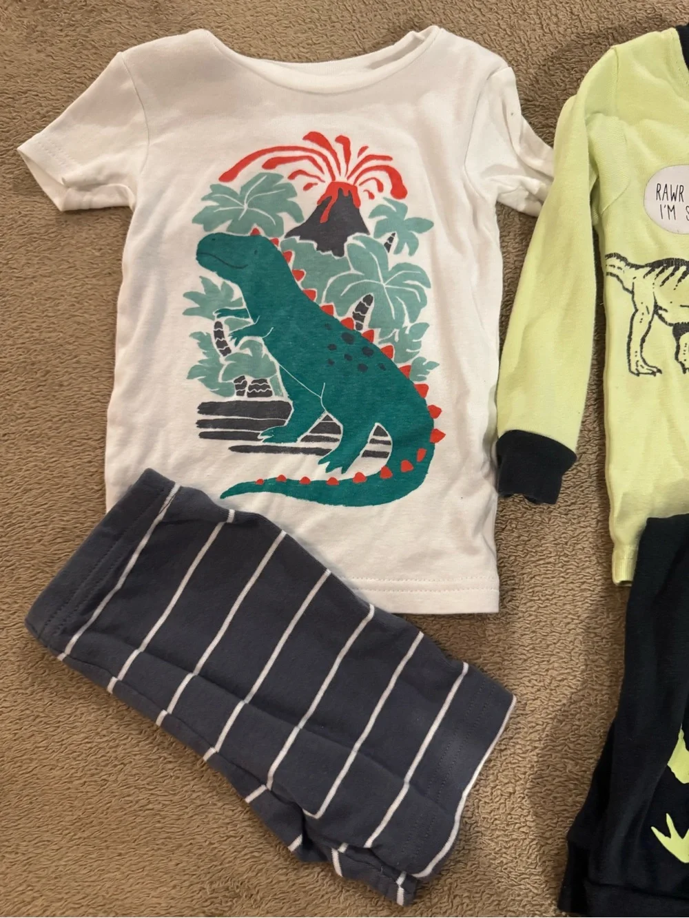 Boys Dinosaur Outfit Bundle | 3 Complete Outfits | Carter’s | Size 18M